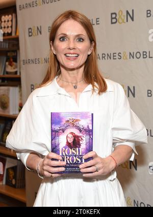 Los Angeles, USA. 7 ottobre 2023. Geri Halliwell-Horner promuove il suo nuovo libro, "Rosie Frost and the Falcon Queen" a Barnes and Noble at the Grove il 7 ottobre 2023 a Los Angeles, CALIFORNIA. © Lisa OConnor/AFF-USA.com credito: AFF/Alamy Live News Foto Stock