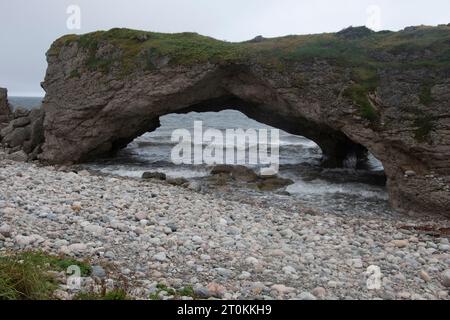 Arches Provincial Park a Portland Creek, Newfoundland & Labrador, Canada Foto Stock