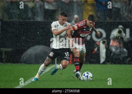 San Paolo, San Paolo, Brasile. 7 ottobre 2023. San Paolo (SP), 10/07/2023 - BRAZILEIRO/CORINTHIANS, 7 ottobre 2023. (Immagine di credito: © Ronaldo Barreto/TheNEWS2 via ZUMA Press Wire) SOLO USO EDITORIALE! Non per USO commerciale! Foto Stock