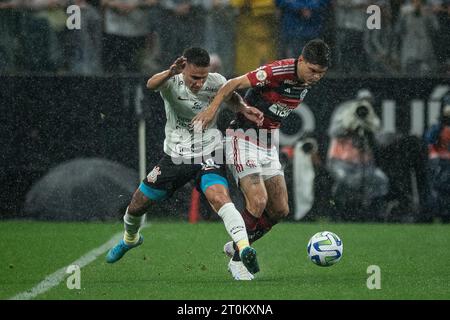 San Paolo, San Paolo, Brasile. 7 ottobre 2023. San Paolo (SP), 10/07/2023 - BRAZILEIRO/CORINTHIANS, 7 ottobre 2023. (Immagine di credito: © Ronaldo Barreto/TheNEWS2 via ZUMA Press Wire) SOLO USO EDITORIALE! Non per USO commerciale! Foto Stock