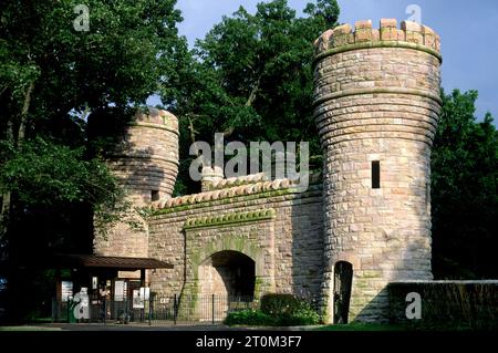 Point Park Gate, Chickamauga & Chattanooga National Military Park, Tennessee Foto Stock