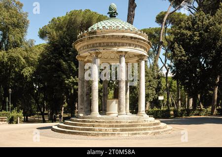 Tempio di Diana a Villa Borghese, Roma Foto Stock