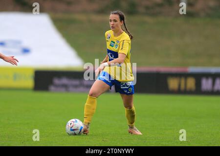 Lena Kovar (14 First Vienna FC) in azione durante l'Admiral Frauen Bundesliga match First Vienna FC vs SCR Altach a Hohe Warte (Tom Seiss/ SPP) Foto Stock