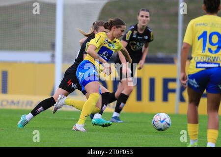 Jelena Dordic (9 First Vienna FC) in azione durante l'Admiral Frauen Bundesliga match First Vienna FC vs SCR Altach a Hohe Warte (Tom Seiss/ SPP) Foto Stock