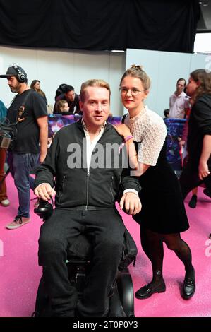 Samuel und Sarah Elena Koch kommen zur Premiere vom Animaltion Film Trolls 3 - Gemeinsam Stark der AM 19.10.2023 in Die Kinos kommt. *** Samuel e Sarah Elena Koch arrivano alla premiere del film d'animazione Trolls 3 strong Together, che uscirà il 19 10 2023. Foto Stock