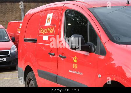 Furgone per consegne Royal mail a Greenwich, Londra, Regno Unito Foto Stock