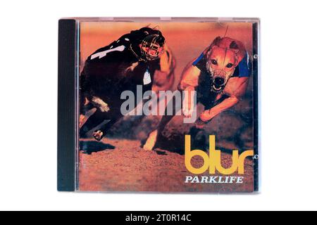 Sfocatura - custodia CD Parklife su sfondo chiaro Foto Stock