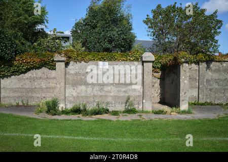 Bagni pubblici WC Recreation Ground Penarth South Wales UK Foto Stock