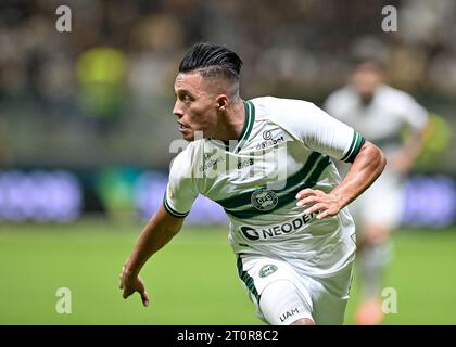 Belo Horizonte, Brasile. 8 ottobre 2023. Arena MRV Sebastian Gomez di Coritiba, durante l'incontro tra Atletico Mineiro e Coritiba, nel 26° round del Campionato brasiliano, all'Arena MRV, questa domenica 08. 30761 (Gledston Tavares/SPP) credito: SPP Sport Press Photo. /Alamy Live News Foto Stock