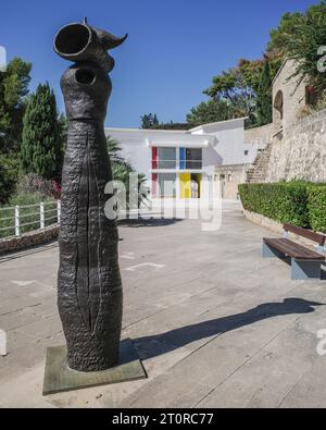 Mallorca, Spagna - 8 ottobre 2023: Museo della Fondazione Miro e galleria d'arte a Cala Major, Palma de Malorca Foto Stock