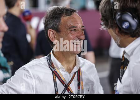 FILLON Pierre, aco president Portrait durante il Gran Premio di Formula 1 Qatar 2023, 17° round del Campionato Mondiale di Formula 1 2023 dal 6 all'8 ottobre 2023 sul Lusail International Circuit, a Doha, in Qatar Foto Stock