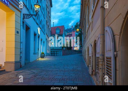 BADEN-BADEN, BADEN-WUERTTEMBERG, GERMANIA - CIRCA AGOSTO 2023: Il paesaggio urbano di Baden-Baden, Germania. Foto Stock