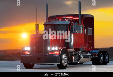 Bellissimo camion americano classico Foto Stock