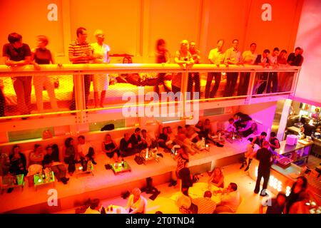 Il Supperclub e' considerato uno dei ristoranti club piu' alla moda e alla moda di Amsterdam. Holland. Foto Stock