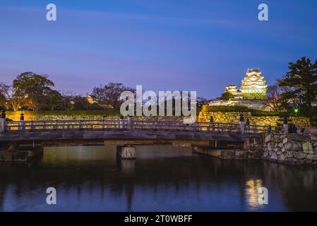 Castello di himeji, noto anche come Castello di White Egret o Castello di White Heron, a hyogo, giappone Foto Stock