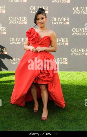 Mei Mac ha fotografato durante gli arrivi per gli Olivier Awards alla Royal Albert Hall di Londra, Regno Unito, il 2 aprile 2023. Foto di Julie Edwards. Foto Stock