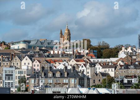 Guernsey, 5 ottobre 2023: St Peter Port Foto Stock