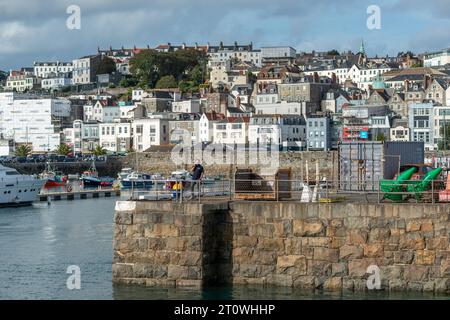 Guernsey, 5 ottobre 2023: St Peter Port Foto Stock