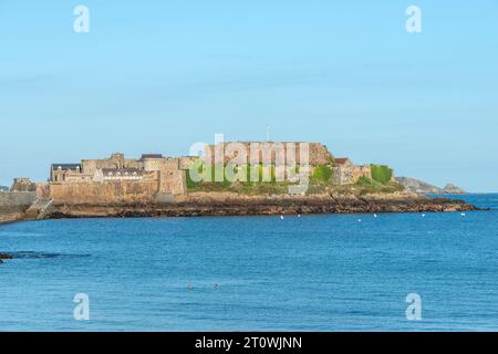 Guernsey, 6 ottobre 2023: Castello Cornet a St Peter Port Foto Stock