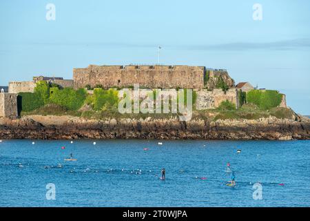 Guernsey, 6 ottobre 2023: Castello Cornet a St Peter Port Foto Stock