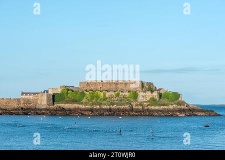 Guernsey, 6 ottobre 2023: Castello Cornet a St Peter Port Foto Stock
