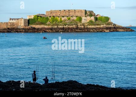 Guernsey, 6 ottobre 2023: Castello Cornet a St Peter Port Foto Stock
