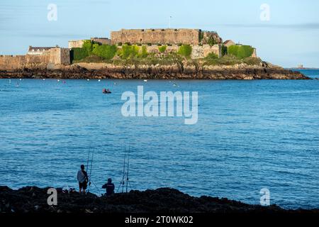 Guernsey, 6 ottobre 2023: Castello Cornet a St Peter Port Foto Stock