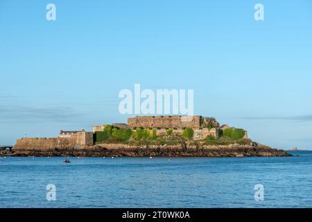 Guernsey, 6 ottobre 2023: Castello Cornet a St Peter Port Foto Stock