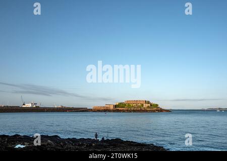 Guernsey, 6 ottobre 2023: Castello Cornet a St Peter Port Foto Stock