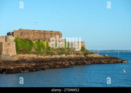 Guernsey, 6 ottobre 2023: Castello Cornet a St Peter Port Foto Stock