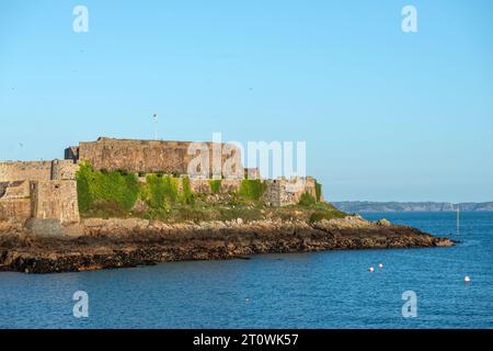 Guernsey, 6 ottobre 2023: Castello Cornet a St Peter Port Foto Stock
