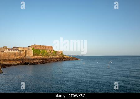 Guernsey, 6 ottobre 2023: Castello Cornet a St Peter Port Foto Stock