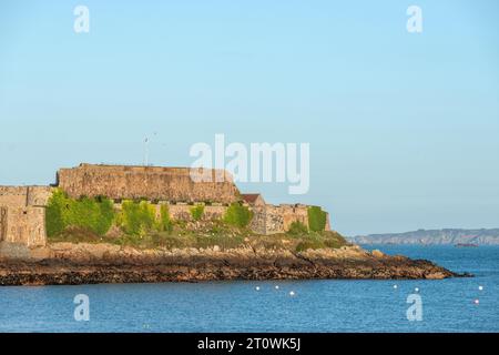 Guernsey, 6 ottobre 2023: Castello Cornet a St Peter Port Foto Stock