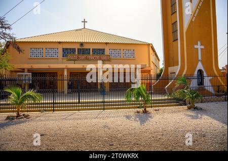 Chiesa di San Francesco a Joal Fadiouth, Senegal Foto Stock