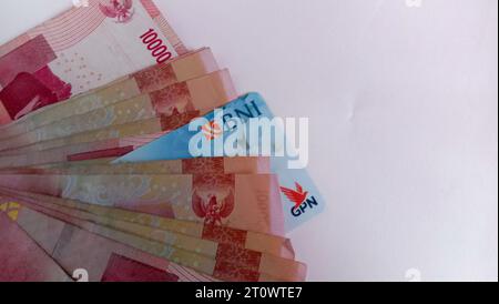 12 gennaio 2020, la foto è una foto di rupia, vale a dire la valuta dell'Indonesia, Wadaslintang, Wonosobo, Indonesia Foto Stock