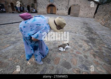 Monteriggioni Toscana Italia settembre 2023 Monteriggioni è un comune italiano della provincia di Siena. Confina con i comuni Foto Stock