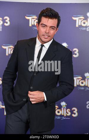 Roma, Italia. 9 ottobre 2023. Roma: Hotel The Hoxton Rome. Troll 3 rumors Photocall. Nella foto: Stash Credit: Independent Photo Agency/Alamy Live News Foto Stock