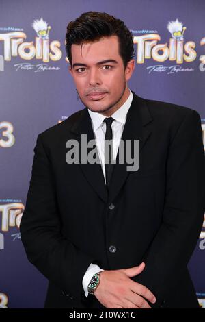 Roma, Italia. 9 ottobre 2023. Roma: Hotel The Hoxton Rome. Troll 3 rumors Photocall. Nella foto: Stash Credit: Independent Photo Agency/Alamy Live News Foto Stock