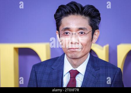 Londra, Regno Unito. 9 ottobre 2023. Kazu Hiro (Make Up Designer). Arrivi Red carpet alla premiere del BFI London Film Festival per il film 'Maestro'. Credito: Imageplotter/EMPICS/Alamy Live News Foto Stock