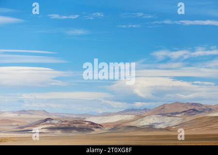 Paisaje de Antofagasta de la Sierra, provincia di Catamarca Foto Stock