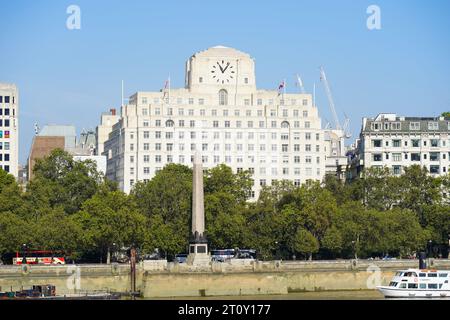 Londra, Regno Unito: 16 settembre 2023: Shell Mex House è un edificio classificato di II grado situato al numero 80 Strand a Londra, dove è stata costituita la RAF Foto Stock