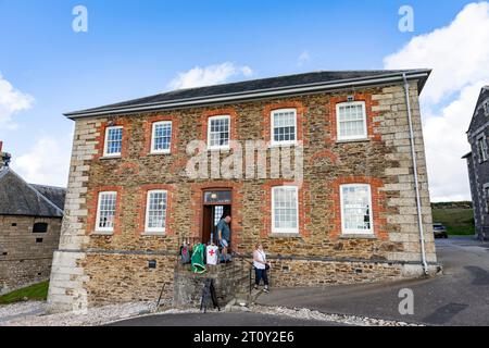 Castello di Pendennis Falmouth costruito dal re Enrico V111 per proteggere contro gli imperi francesi, spagnoli e romani sacri, Cornovaglia, Inghilterra, Regno Unito Foto Stock