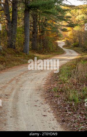 Area della diga di Birch Hill a Royalston, Massachusetts Foto Stock