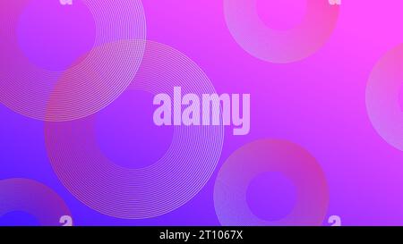 Abstract sfondo del cerchio Illustrazione Vettoriale