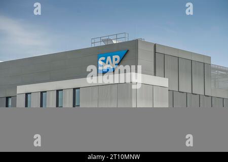 SAP Deutschland se Zentrale , Hasso-Plattner-Ring, Walldorf, Baden-Württemberg, Deutschland *** SAP Germany se Headquarters , Hasso Plattner Ring, Walldorf, Baden Württemberg, Germania Foto Stock