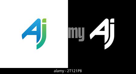 Logo ai, monogramma ai, logo ai iniziale, logo ai lettera, icona, vettore Illustrazione Vettoriale