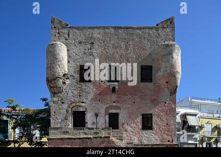 La Torre di Markellos nella città di Egina, isola di Egina, Grecia Foto Stock