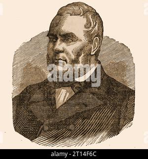 Charles Hale, Console degli Stati Uniti ad Alessandria, Egitto, che ha arrestato il fuggitivo John Surratt. John Harrison Surratt Jr., 1844 – 1916) è stato una spia confederata americana accusata di aver complottato con John Wilkes Booth per rapire e uccidere il presidente degli Stati Uniti Abraham Lincoln. Foto Stock