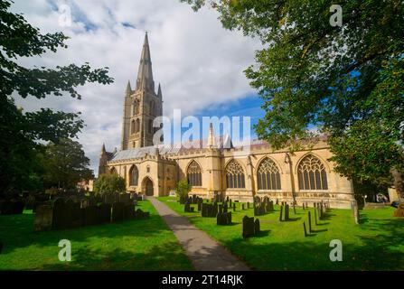 Chiesa di St. Wulframs, Grantham Foto Stock