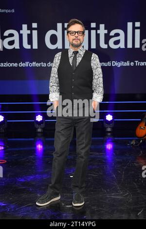 Roma, Italia. 11 ottobre 2023. Roma: Rai Studios via Asiago. Photocall Born Digital. Nella foto: Greg Credit: Independent Photo Agency/Alamy Live News Foto Stock